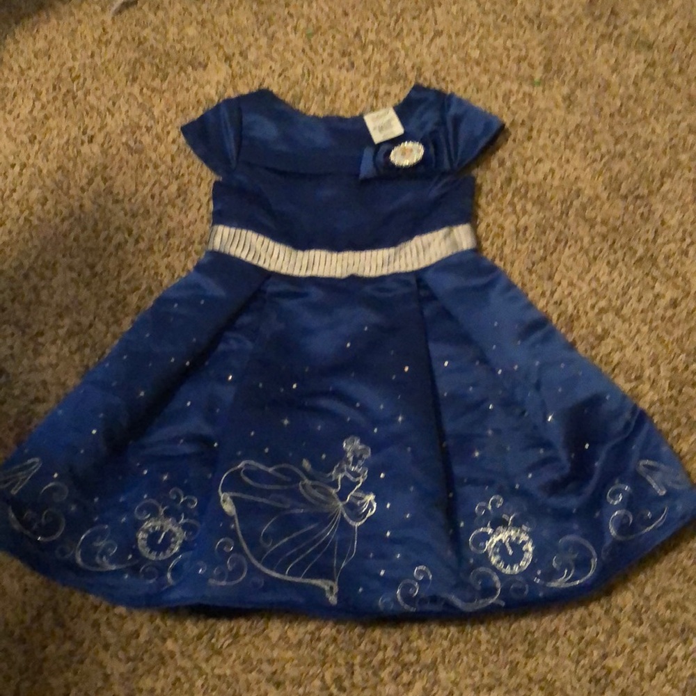 Disney girls blue dress size 4